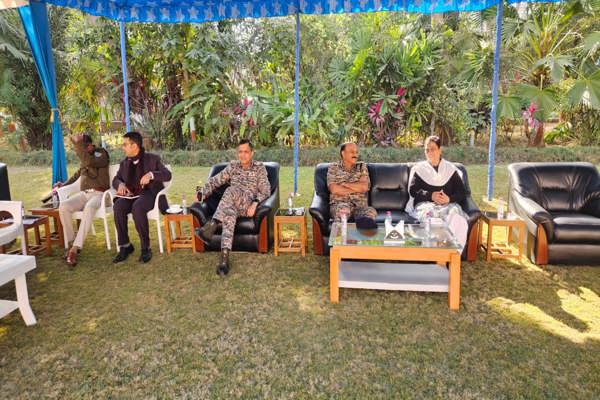   महानिदेशक का ग्रुप केंद्र रांची  का दौरा